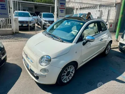 Usata Fiat 500C Lounge 69 CV (50 kW) 2010 Bianco Cabrio