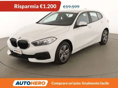 Usata BMW 118 Advantage 150 CV (110 kW) 2021 Bianco Utilitaria