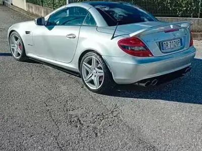 Usata Mercedes SLK200 184 CV (135 kW) 2008 Grigio Cabrio