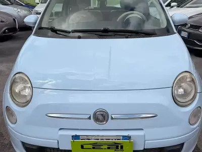 Usata Fiat 500 Pop 69 CV (50 kW) 2009 Blu Cabrio