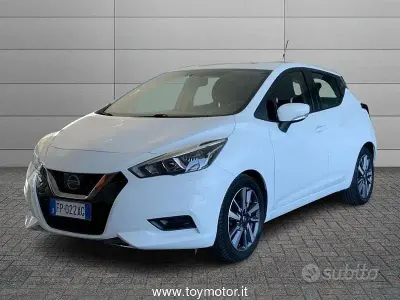 Usata Nissan Micra Acenta 90 CV (66 kW) 2018 Bianco Utilitaria
