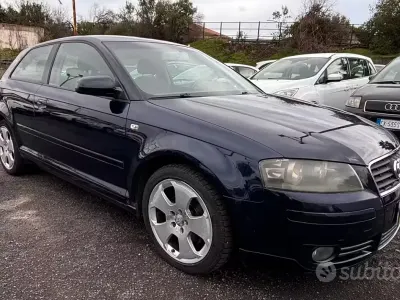 Usata Audi A3 Ambition 105 CV (77 kW) 2004 Blu Utilitaria