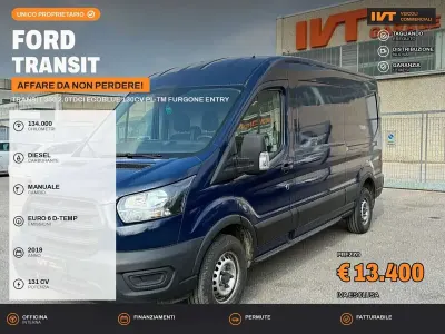 Usata Ford Transit 131 CV (96 kW) 2019 Blu/azzurro Furgone