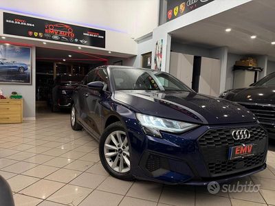 Usata Audi A3 Advanced 150 CV (110 kW) 2021 Blu Berlina