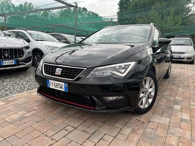 Usata Seat Leon ST FR 115 CV (84 kW) 2020 Nero Station wagon
