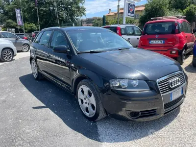 Usata Audi A3 Ambition 140 CV (102 kW) 2006 Nero Utilitaria