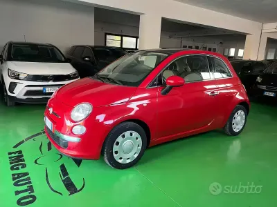 Usata Fiat 500 Pop 69 CV (50 kW) 2009 Rosso Cabrio