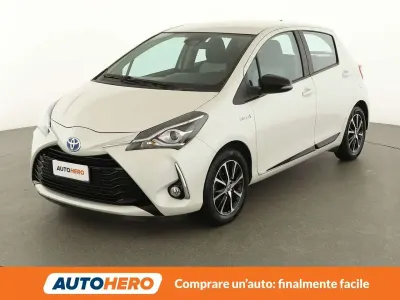 Usata Toyota Yaris Team 73 CV (53 kW) 2018 Bianco Utilitaria
