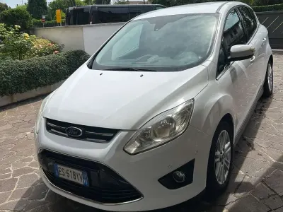 Usata Ford C-MAX Titanium 116 CV (85 kW) 2013 Bianco Monovolume