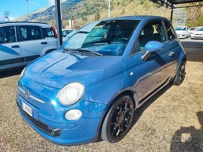Usata Fiat 500 Lounge 85 CV (62 kW) 2012 Blu Utilitaria