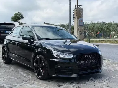 Usata Audi A1 S-Line 90 CV (66 kW) 2015 Nero Utilitaria