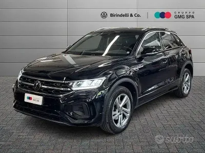 Brugt VW T-Roc R-line 150 HK (110 kW) 2022 Sort SUV