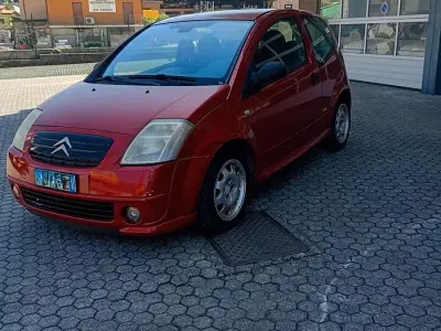 Usata Citroën C2 VTR Sport 73 CV (53 kW) 2003 Rosso Utilitaria