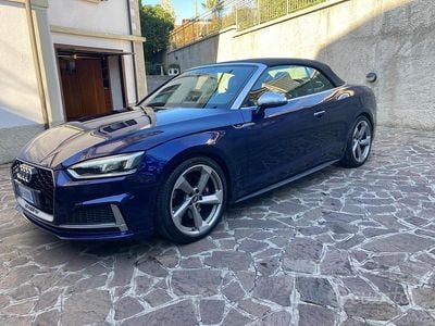 Usata Audi S5 Cabriolet S-Line 354 CV (260 kW) 2017 Blu Cabrio