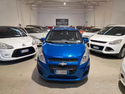 Begagnad Chevrolet Spark LT 81 HK (59 kW) 2011 Blå Halvkombi