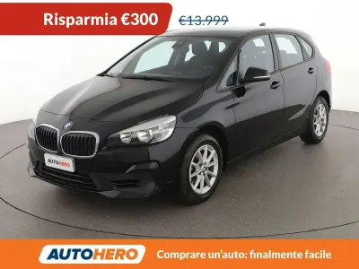 Usata BMW 216 Active Tourer 109 CV (80 kW) 2019 Nero Monovolume