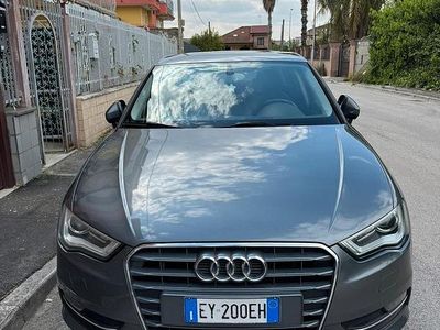 Usata Audi A3 Attraction 110 CV (80 kW) 2014 Grigio Berlina
