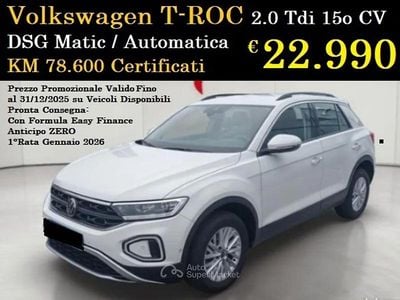 Usata VW T-Roc 151 CV (111 kW) 2023 Argento SUV