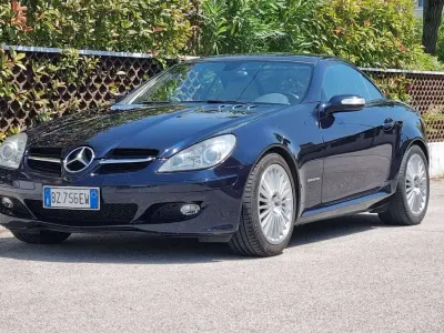 Usata Mercedes SLK200 163 CV (119 kW) 2004 Blu/azzurro Cabrio