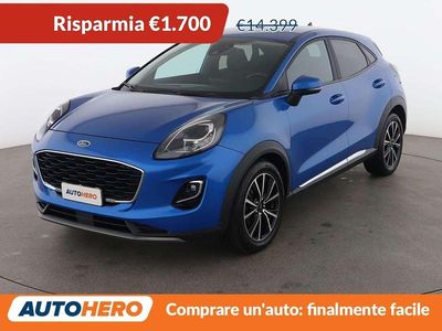 Usata Ford Puma Titanium 125 CV (91 kW) 2020 Blu/azzurro SUV