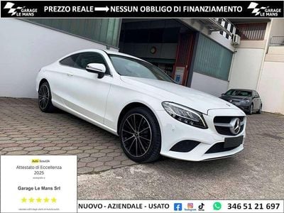 Usata Mercedes C180 156 CV (114 kW) 2019 Bianco Coupé