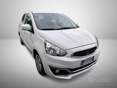 Usata Mitsubishi Space Star Invite 71 CV (52 kW) 2018 Bianco metallizzato Utilitaria