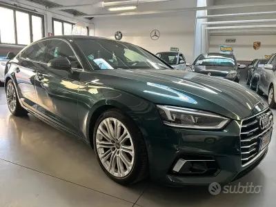 Usata Audi A5 Comfort 190 CV (139 kW) 2017 Verde Coupé