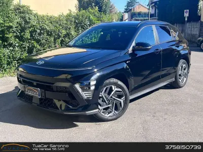 Brugt Hyundai Kona N Line 129 HK (94 kW) 2025 Sort SUV