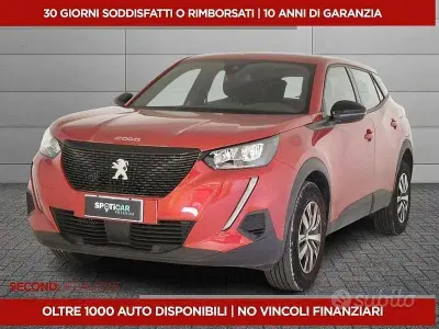 Usata Peugeot 2008 Active 102 CV (75 kW) 2023 Rosso SUV