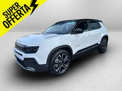 Nuova Jeep Avenger EV Altitude 61 kW (84 CV) 2025 Biancoselleria in tessuto premium e vinile con dettagli grigi SUV