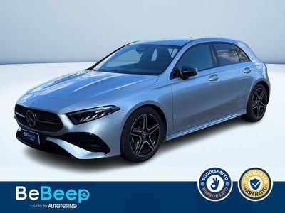 Usata Mercedes A180 Advanced Plus 116 CV (85 kW) 2024 Argento metallizzato Berlina