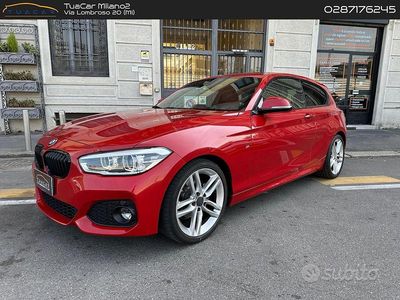 Usata BMW 116 M Sport 116 CV (85 kW) 2017 Rosso Utilitaria