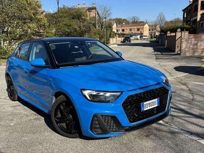 Usata Audi A1 Sportback S-Line 110 CV (80 kW) 2021 Blu/azzurro Utilitaria