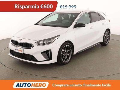 Usata Kia Ceed GT GT-Line 136 CV (100 kW) 2021 Bianco Berlina