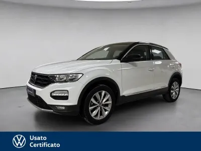 Usata VW T-Roc Style 150 CV (110 kW) 2021 Bianco pastello SUV