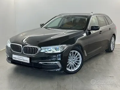 Brugt BMW 520 Luxury Line 190 HK (139 kW) 2019 Sort Stationcar