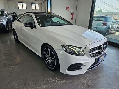 Usata Mercedes E220 Premium Plus 194 CV (142 kW) 2019 Bianco Coupé