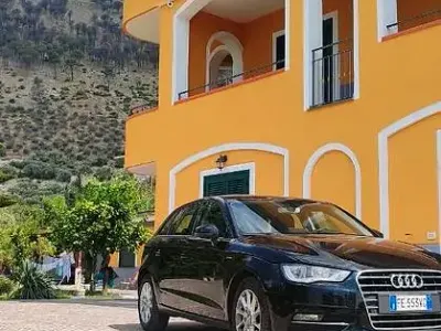Usata Audi A3 Attraction 110 CV (80 kW) 2016 Nero Berlina