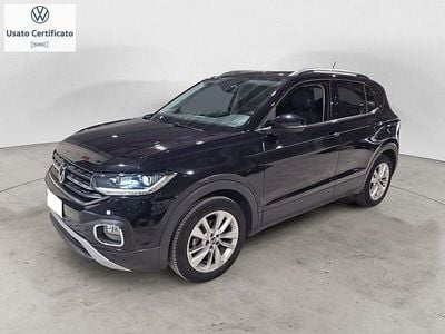 Usata VW T-Cross Advance 110 CV (80 kW) 2023 Nero SUV