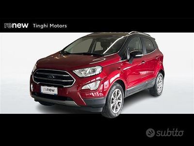 Usata Ford Ecosport Titanium 125 CV (91 kW) 2018 Rosso SUV