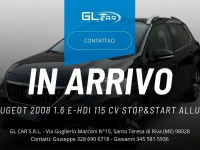 Usata Peugeot 2008 Allure 115 CV (84 kW) 2014 Nero SUV