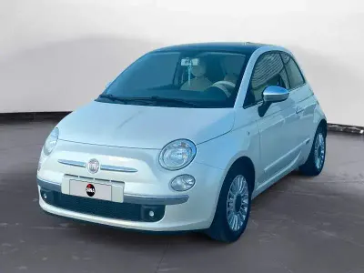 Usata Fiat 500 Lounge 69 CV (50 kW) 2009 Bianco Cabrio