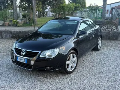 Usata VW Eos 150 CV (110 kW) 2006 Nero Cabrio