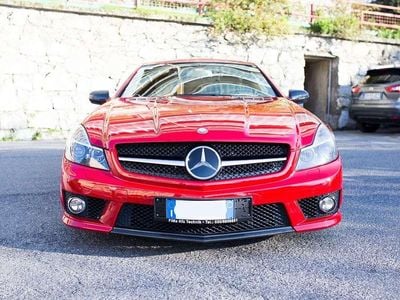 Usata Mercedes SL63 AMG AMG 525 CV (386 kW) 2009 Rosso Cabrio