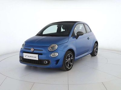 Usata Fiat 500C S 69 CV (50 kW) 2018 Azzurro Cabrio