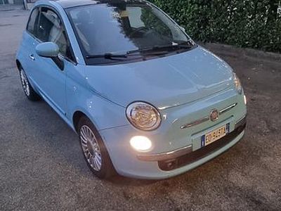 Usata Fiat 500 Lounge 69 CV (50 kW) 2011 Blu Utilitaria
