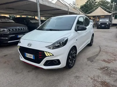Usata Hyundai i10 N Line 100 CV (73 kW) 2023 Bianco Utilitaria