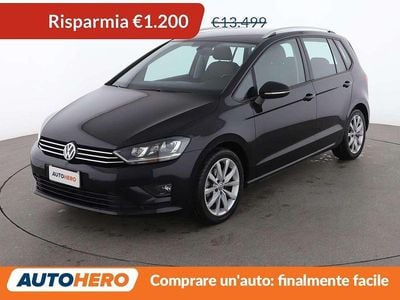 Usata VW Golf Sportsvan Comfortline 125 CV (91 kW) 2017 Nero Monovolume