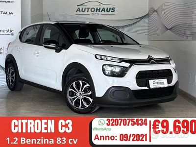 Usata Citroën C3 83 CV (61 kW) 2021 Bianco Utilitaria