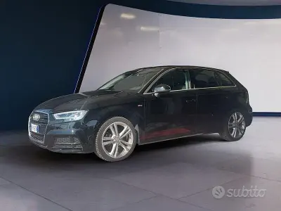 Usata Audi A3 S-Line 150 CV (110 kW) 2020 Nero Berlina